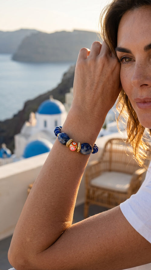 Doğal Taş Sodalite Bileklik