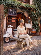 Miatta Tasarım Merserize Bluz Taş görsel 4