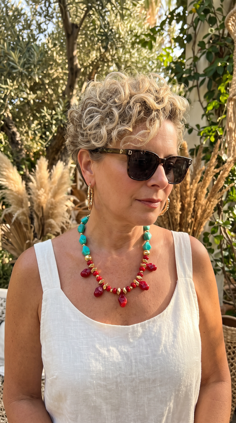 Mizu Kolye Blue - Fifty Butik