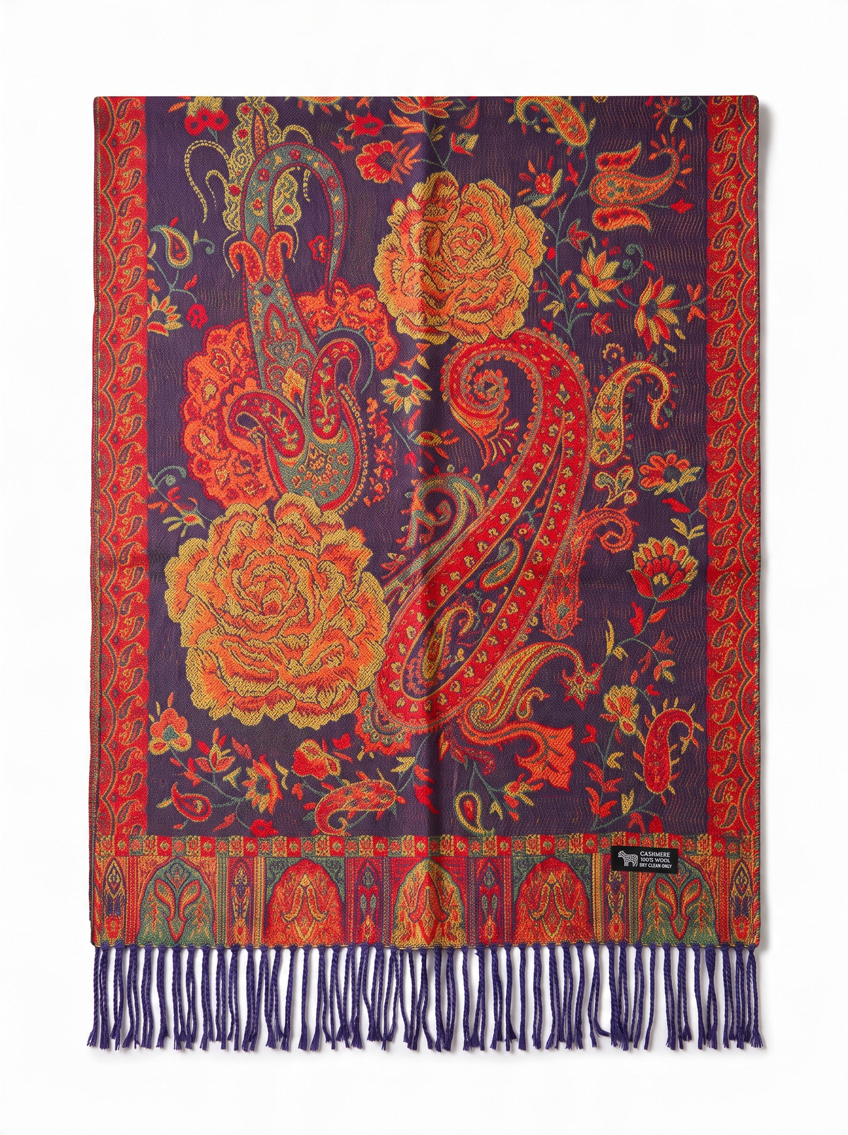Cozy Wool Şal Lacivert