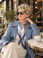 Léonie Saten Fular Blucino