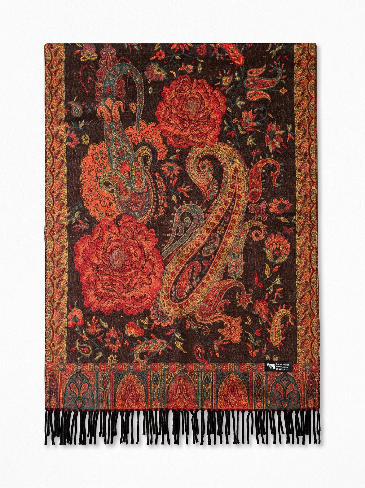 Cozy Wool Şal Siyah