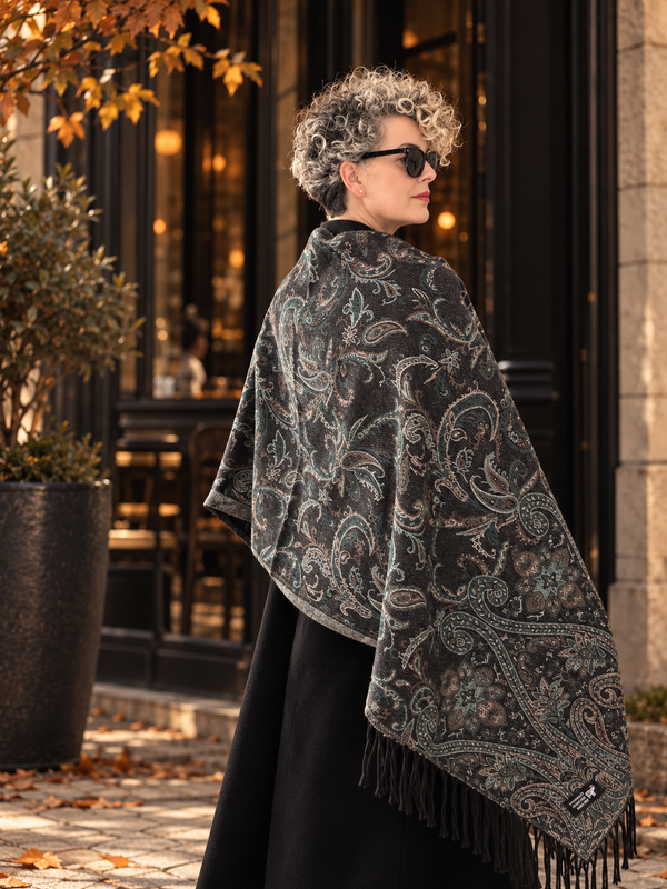 Cozy Wool Şal Blagreen