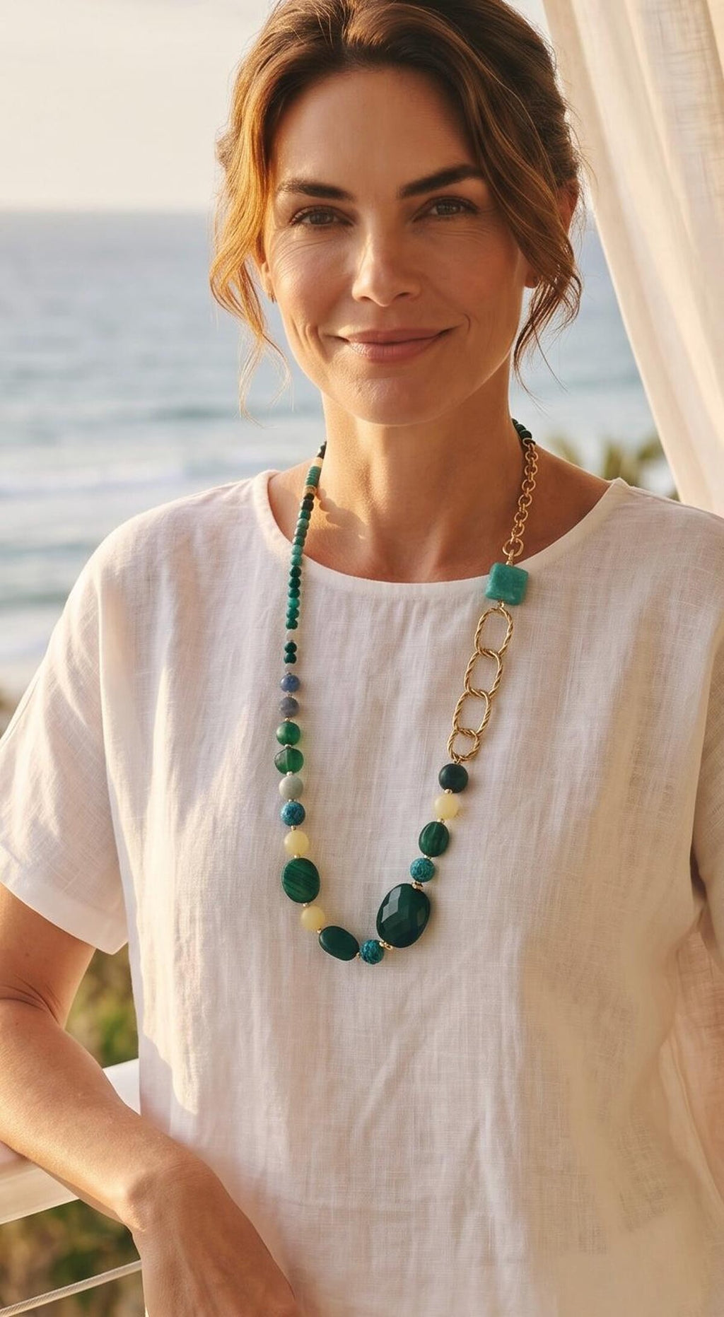 Ballas VIP Doğal Taş Kolye