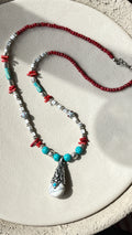 Lush Doğal Taş Etnik Kolye