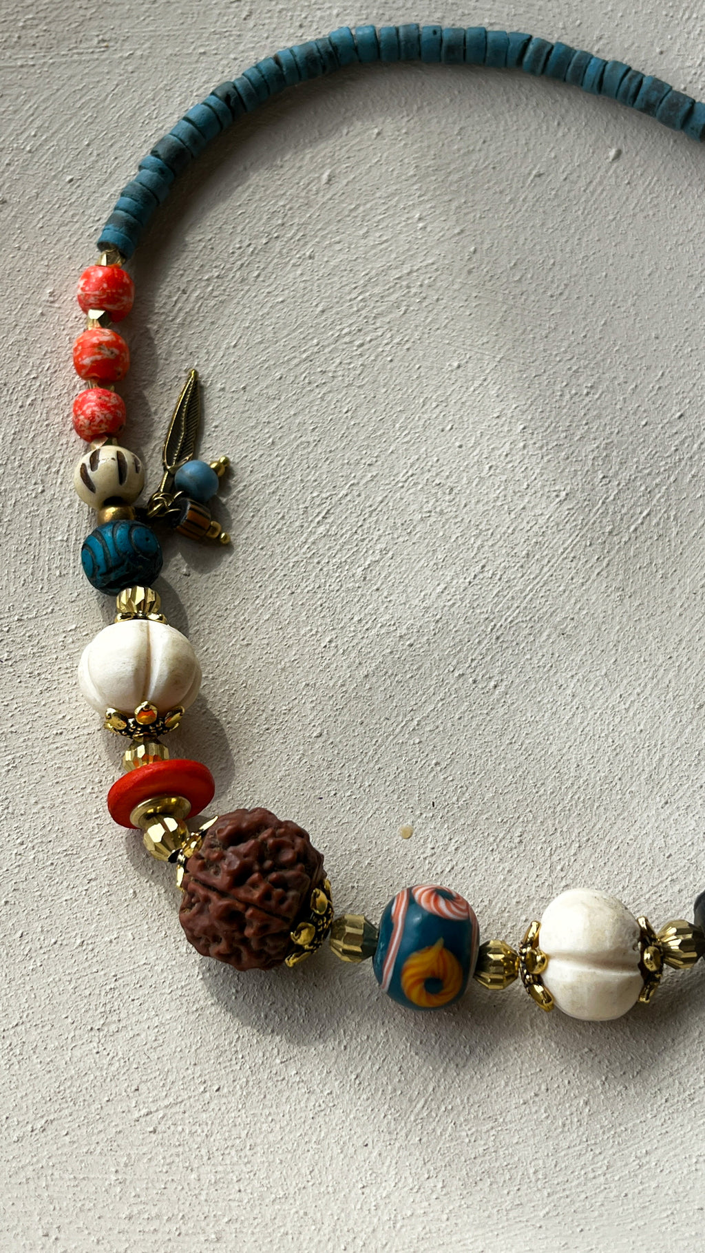 Purse Doğal Taş Etnik Kolye