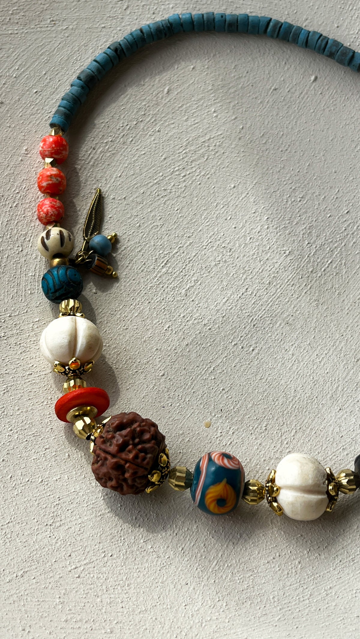 Purse Doğal Taş Etnik Kolye