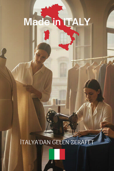 Emma İtalyan Dantel Nakışlı Ceket Beige görsel 1