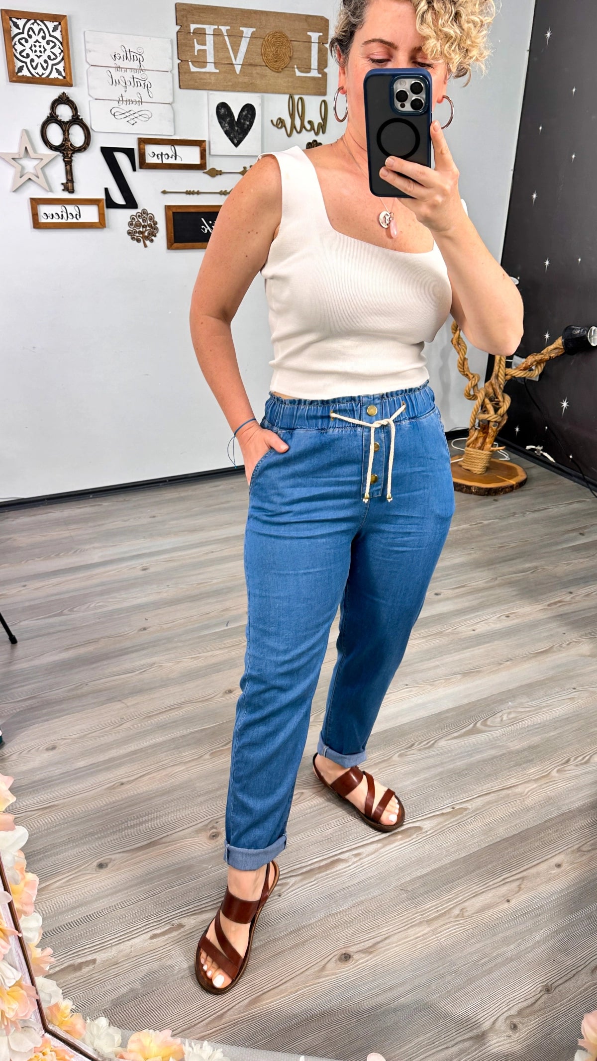 Weto Premium Tencel Kot Pantolon