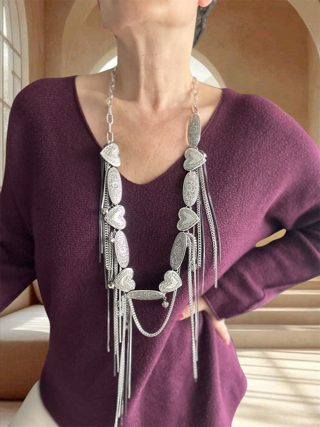 ZRA Model Silver Kolye