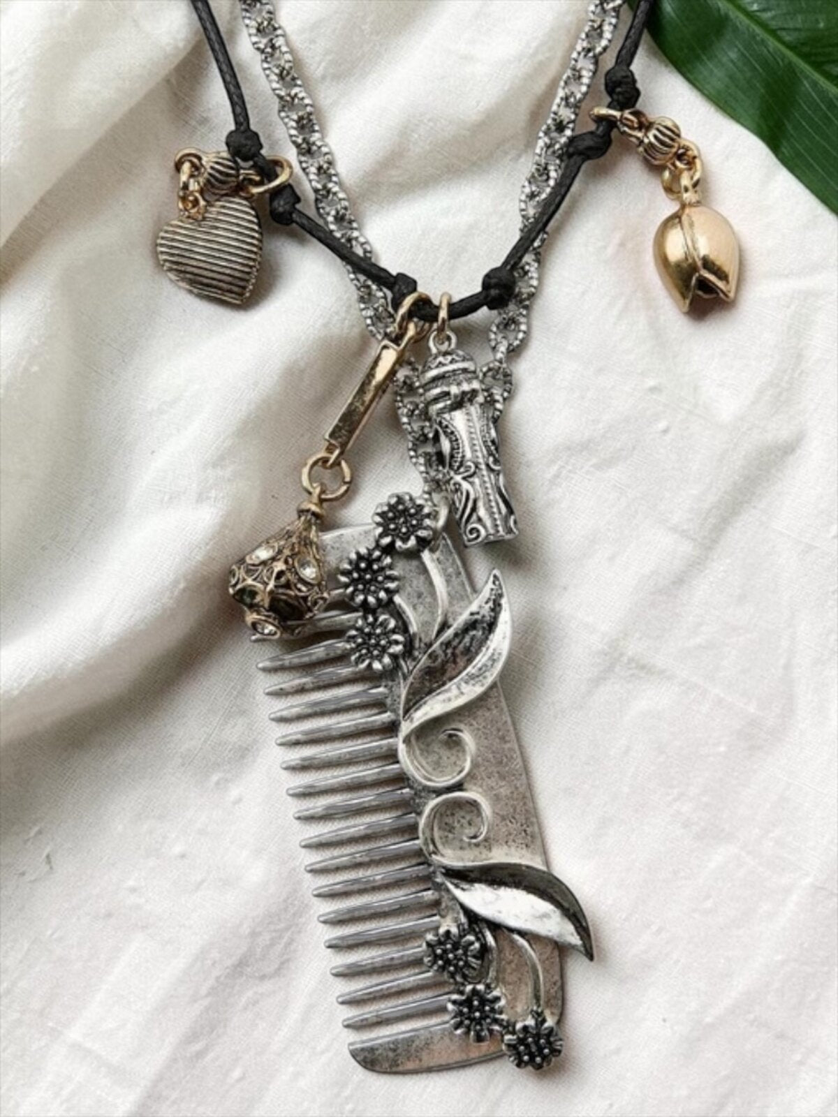 ZRA Modell Seliwi Çoklu Silver Gold  Kolye