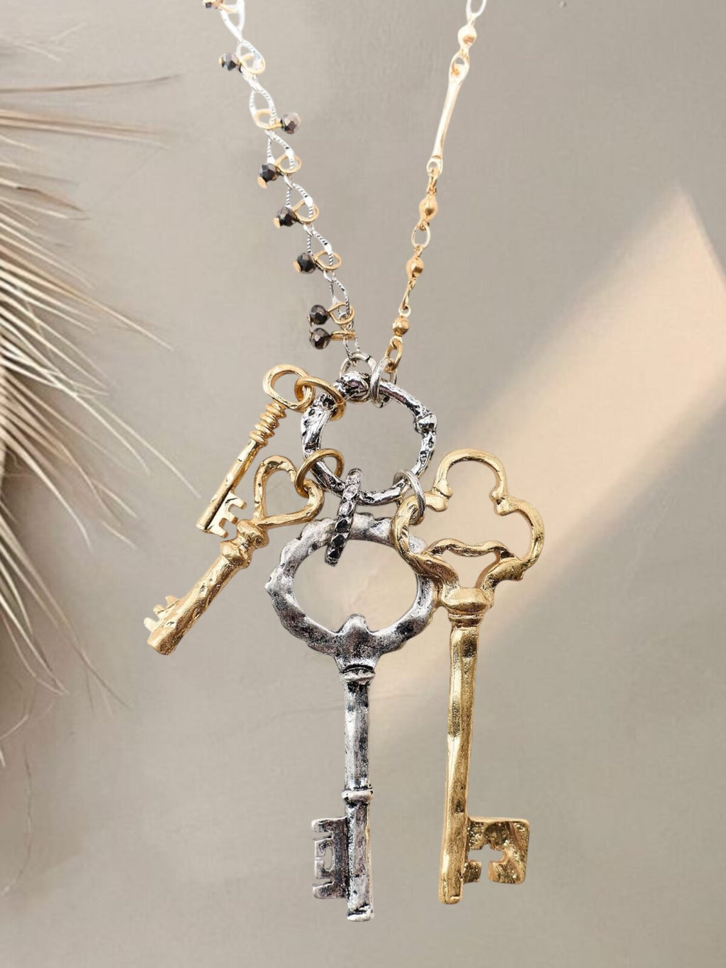 ZRA Modell Sisi Çoklu Silver Gold  Kolye